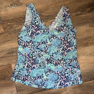 Lilly Pulitzer v neck tank top